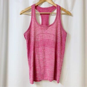 Lululemon Swiftly Tech Tank Heathered Pink Size 10